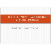 TRADUCCIONES  ALEMN-ESPAOL SPFEFFERKORN
