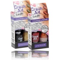 Esmalte Crack Art Duo - Oro/Negro
