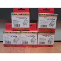 3 unidades cartucho hp 21xl, 2 unidades hp 22xl