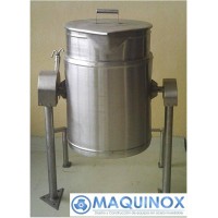 Marmita a Vapor de 60 lts con Sistema de Volteo y Garantia