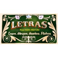 Letras pintadas a mano