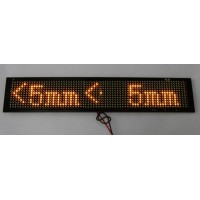 Pantallas rotulo texto leds 5mm espesor. Novedad