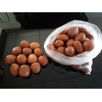 Tamboreado de jaspe naranja