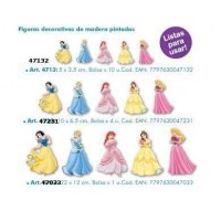 Princesa pintada Madera Gde x1u-