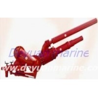 electric double pipe fire monitor