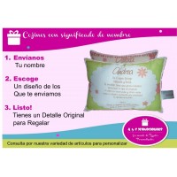 Cojines con significado del nombre