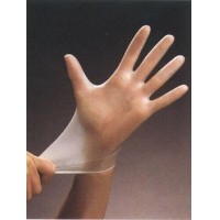 Pre - alimentado de vinilo guantes