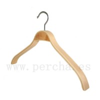 Percha contrachapada grande