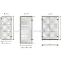 Marine Wire Mesh Door