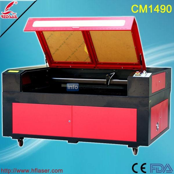 REDSAIL de alta velocidad de corte por l�ser de la m�quina para la tela CM1490