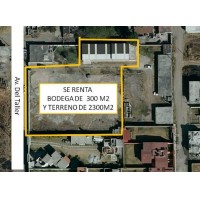 RENTA DE TERRENO DE 2200 M2 EN TOLUCA CON BODEGA DE 300M2