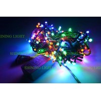 10M 100 LED de la luz de hadas de la boda luces de la decoracin del partido hotel luz luz del da de fiesta de luz LED String Luces de Navidad con la bola con el regulador al aire libre o el uso de interior cable verde