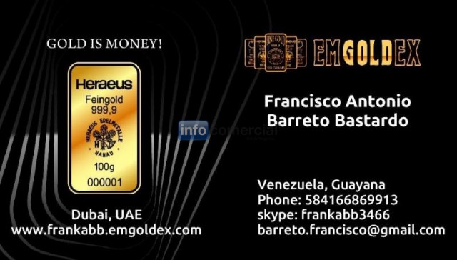 Participa en un Grupo de Compra y Venta de Oro de 24k.   Recibe  Comisiones Continuas Mayores a 3,500 