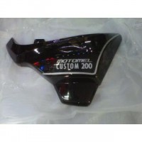 Cacha Lateral Motomel Custom 200 Negra Derecha - Dos Rueda