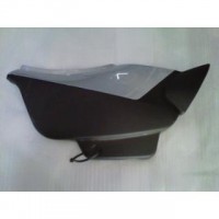 Cacha Lateral Zanella Rx 150 Gris Con Negro Mate Derecha