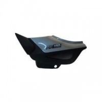 Cacha Lateral Zanella Rx 150 Gris Con Negro Mate Izquierda