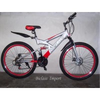 Bicicleta de doble suspensin frenos de disco Veloz