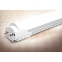 Tubo LED T8 de 18W, 1200mm (4ft), aluminio + PC