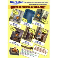Estufas de pellet y lea