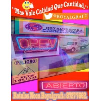 Rotulos de neon, letras en cajuelas, corte de letras metalicas y mas...