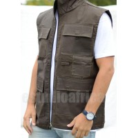 Chaleco de gabardina fotgrado pescador