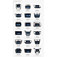 Autorradios radio dvd gps Hyundai I10 2007 2012 Fbrica profesional personalizada