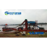 Julong equipo flotante de minera de oro de placer
