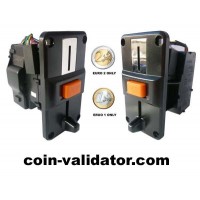Euro monedas validador aceptor selector