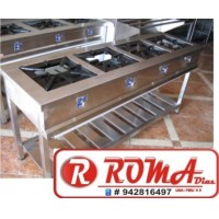 COCINA DE ACERO INOXIDABLE, REFRIGERACION ROMA DIAZ