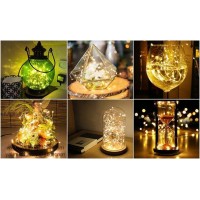 Luz flexible del alambre de cobre del LED, iluminacin decorativa de la cuerda del da de fiesta de la Navidad