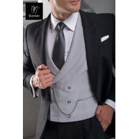 Traje de novio gris marengo en Trajes Guzmn