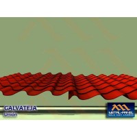 Lamina teja de acero, galvateja  tijuana