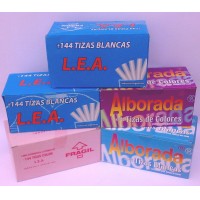 Tizas LEA Blanca y Color