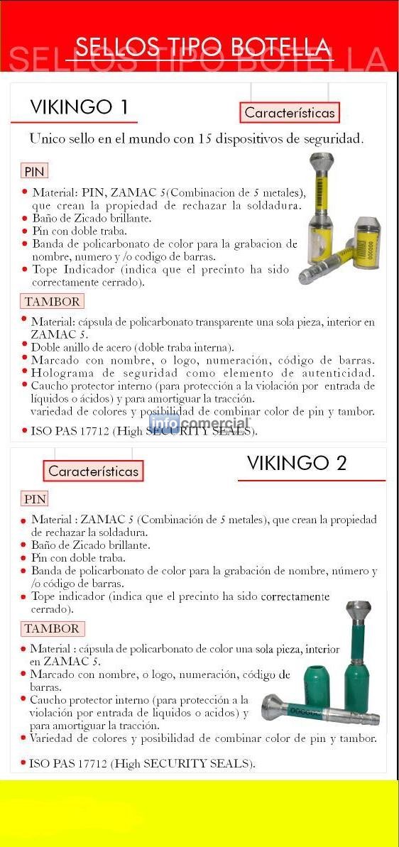 sellos tipo botella