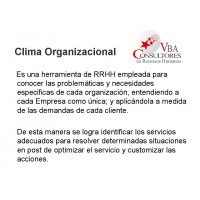 Estudio del Clima Organizacional