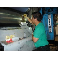 Reparacion de cilindros impresores y tambores flexograficos, sin desmontar