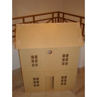 Casa de muecas para pintar