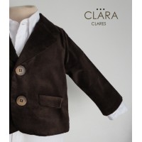 Blazer de Pana Chocolate